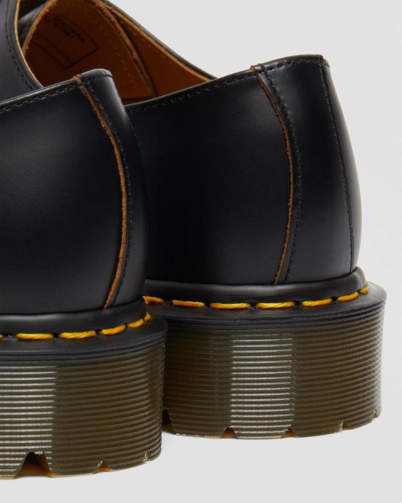Dr Martens 1461 Bex Made in England Tå Cap Oxford Sko Dame Sort | DK 339SGL